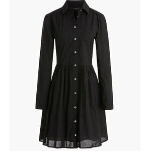 J. Crew Cotton Mini Shirtdress Sz 4 NWT